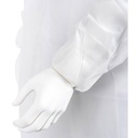 Besöksrock Nonwoven L/XL 10-pack vit Abena
