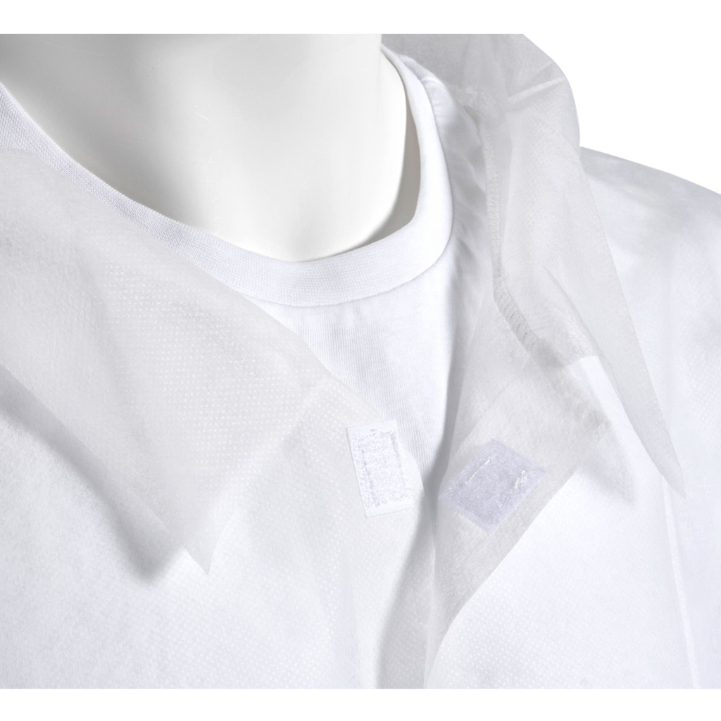 Besöksrock Nonwoven L/XL 10-pack vit Abena