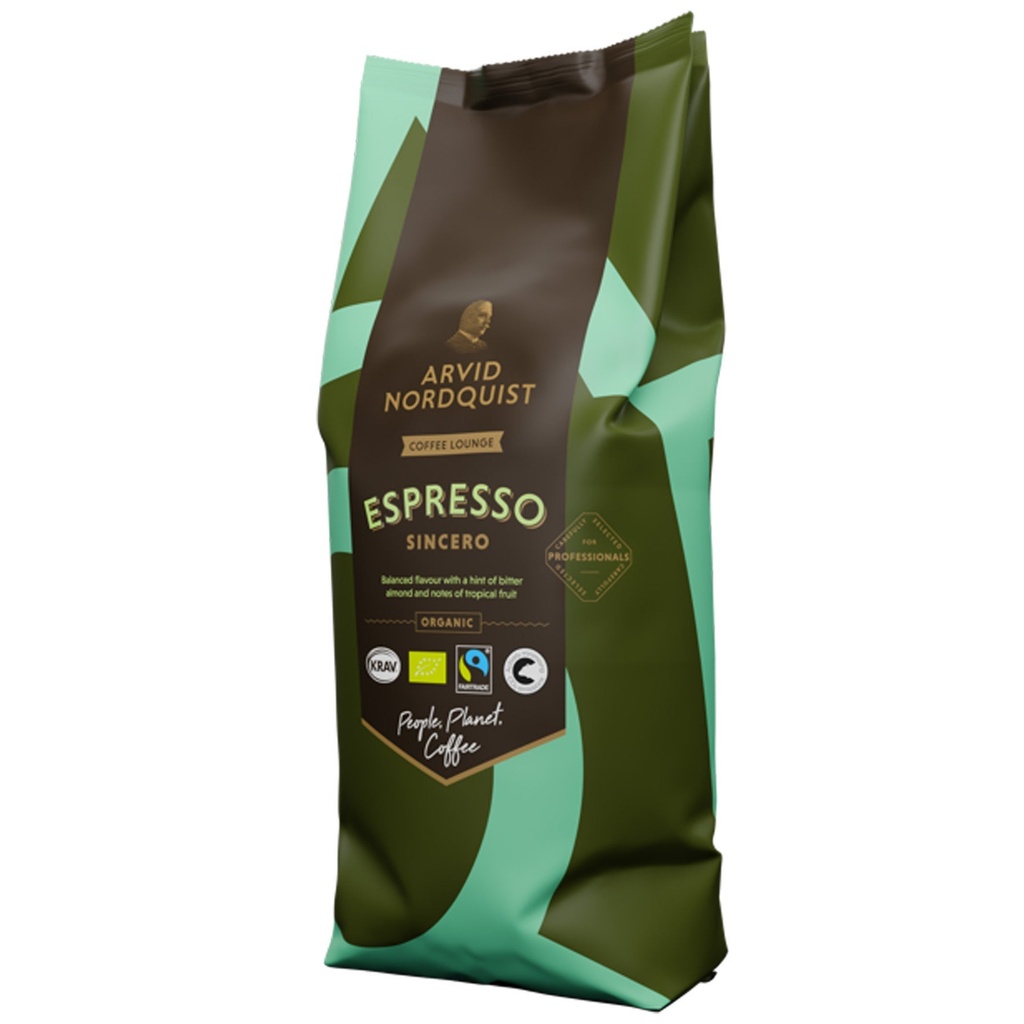 Kaffebönor hela Sincero Espresso 1 kg Arvid Nordquist