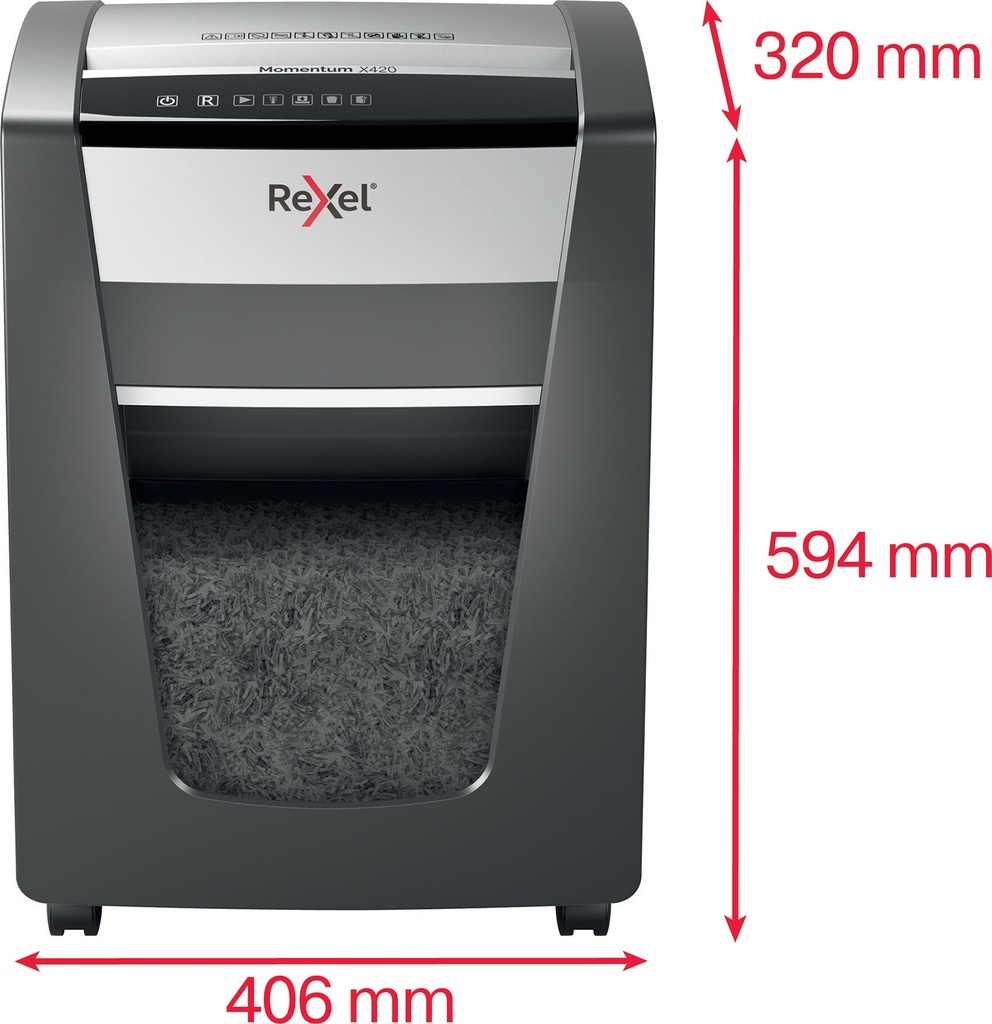 Dokumentförstörare Rexel Momentum X420 P4
