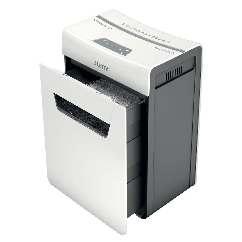 Dokumentförstörare Leitz IQ Protect Premium 10X P4