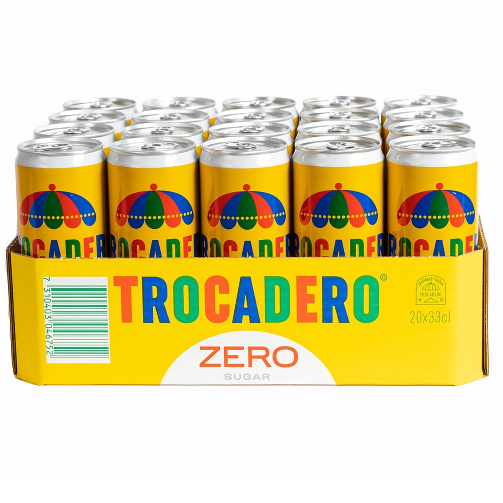 Läsk Trocadero Zero 33cl sleek can Inkl. pant