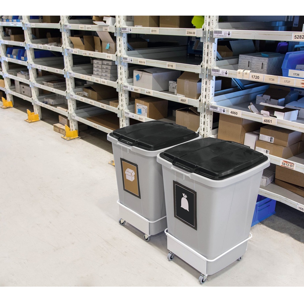 Lock ECO Durabin 90 liter soptunna svart