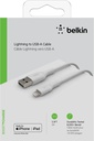 Lightning-USB-A Belkin 1 meter vit