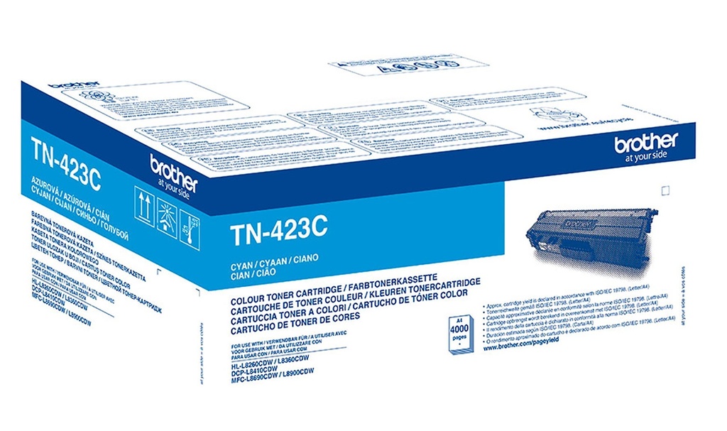 Toner Brother TN423C 4k cyan