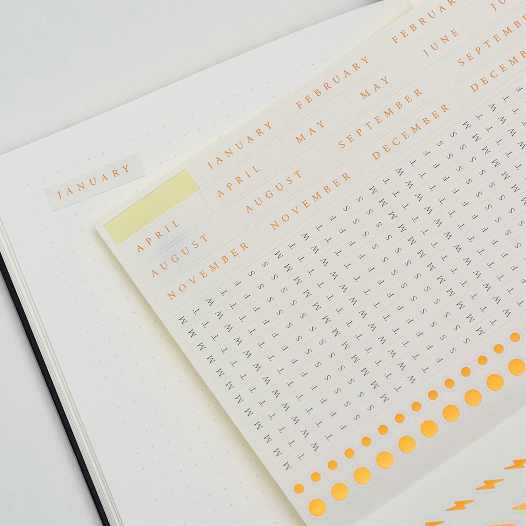 Anteckningsbok Bullet Journal A5 black