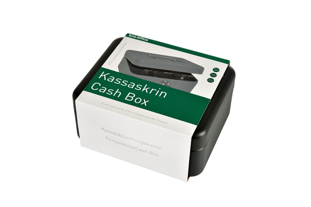 Kassaskrin 10" 250 x 180 x 90 mm svart