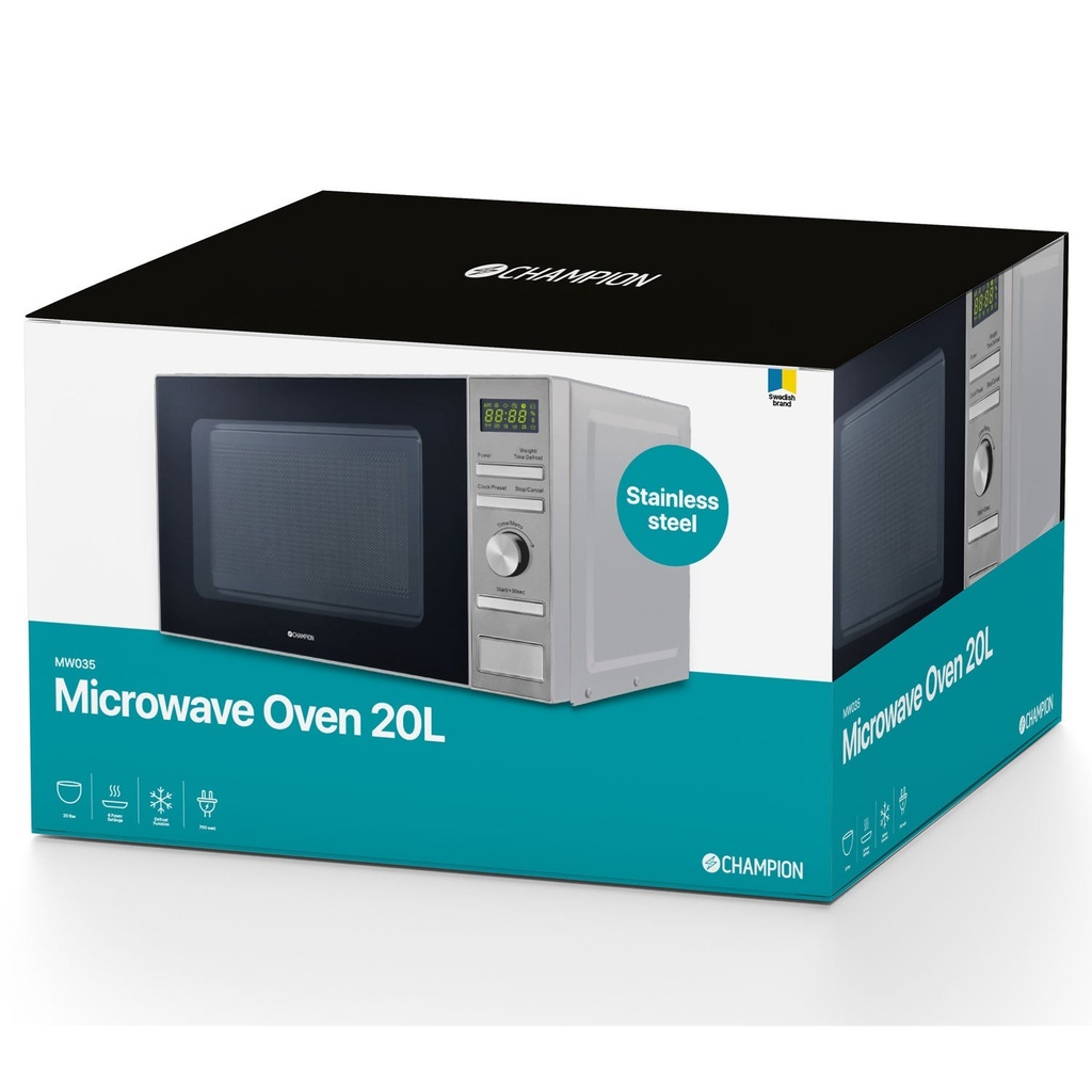 Mikrovågsugn 20 liter 700W