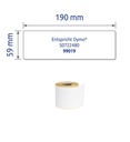 Etikett Avery 190 x 59 mm 110 st/fp
