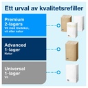 Servettdispenser bord N4 Tork svart