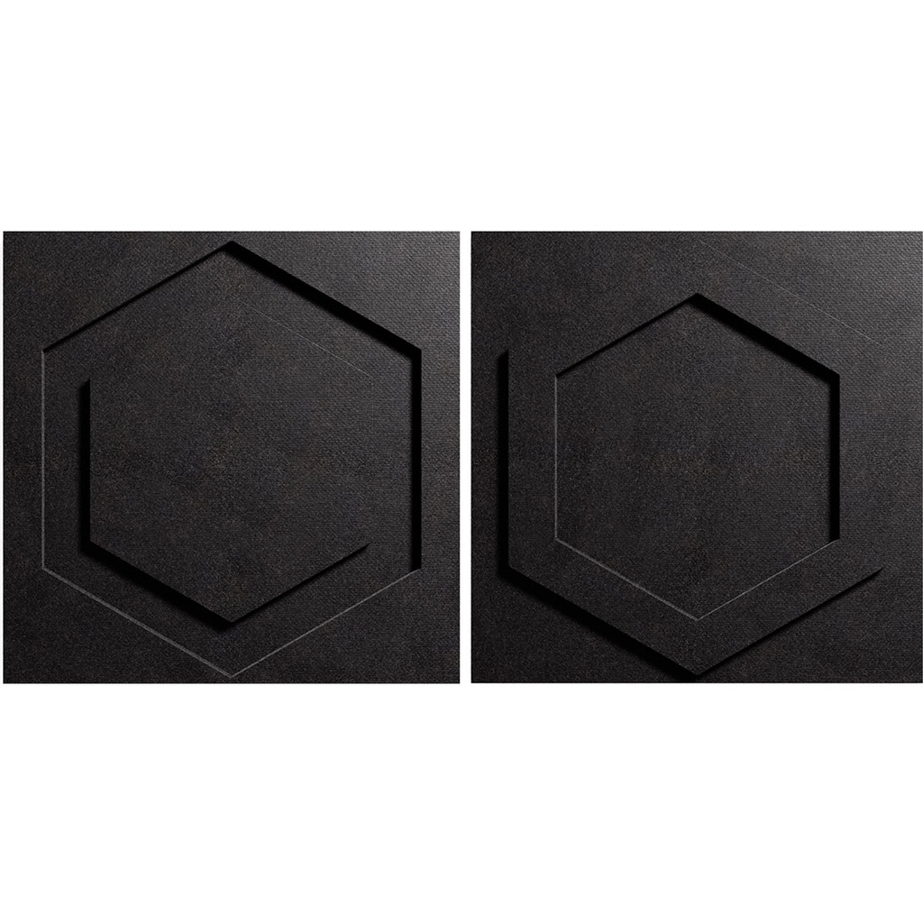 Ljudabsorbent Edge 2-pack svart