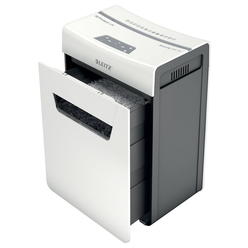 Dokumentförstörare Leitz IQ Protect Premium 6M P5
