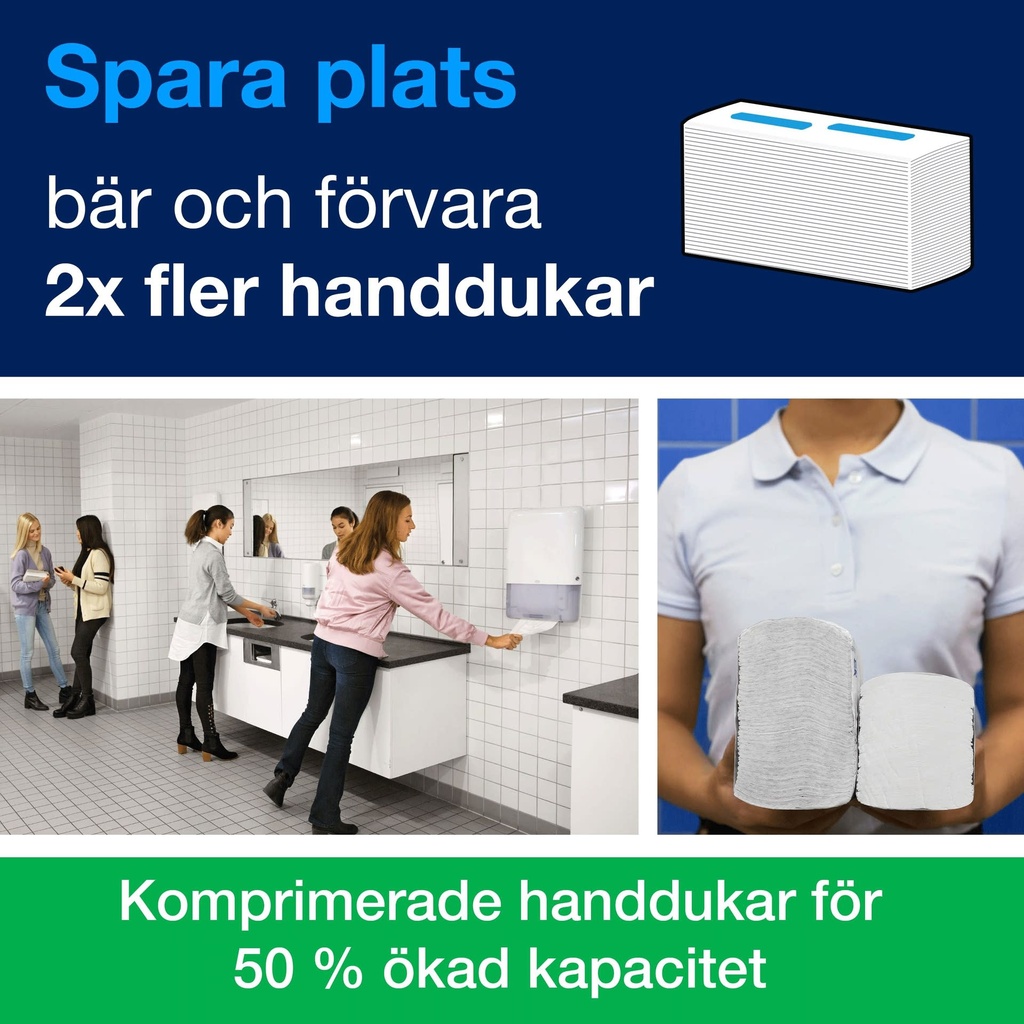 Dispenser Handduk Mini PeakServe Vit Tork