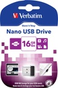 USB Verbatim Nano 2.0 16GB Svart