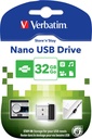 USB Verbatim Nano 2.0 32GB Svart