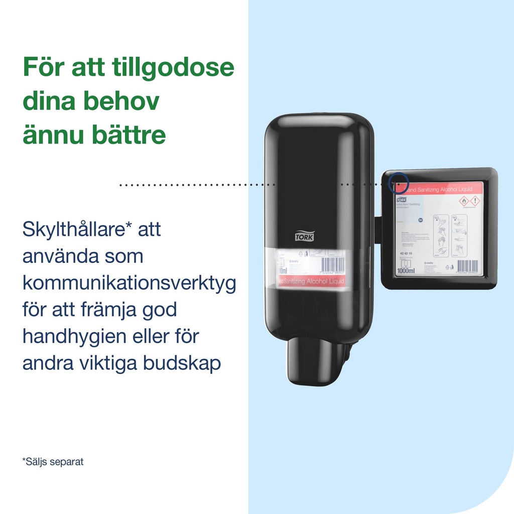 Dispenser S4 Tork Skincare Elevation svart