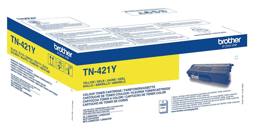 Toner Brother TN421Y 1,8k gul