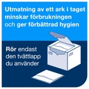 Tvättlapp Tork mjuk 135 st/fp