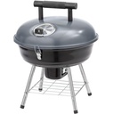 Kolgrill portabel Mustang Festival Ø 38 cm grå
