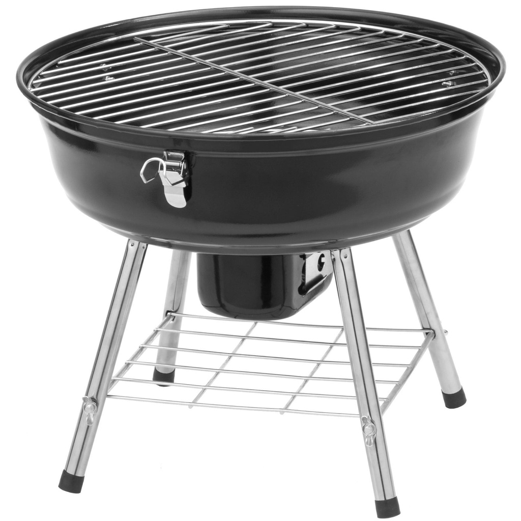 Kolgrill portabel Mustang Festival Ø 38 cm grå