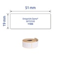 Etikett Avery 19 x 51 mm vit 500 st/fp