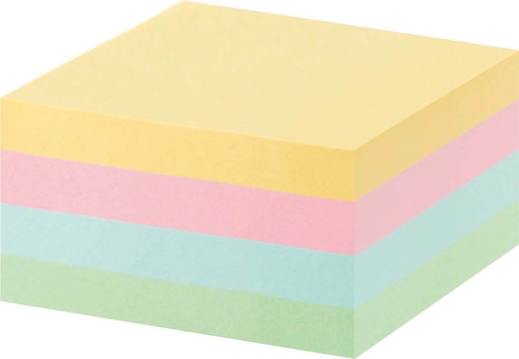 Notiskub 76x76 mm Pastell