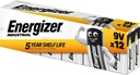 Batteri Industrial Alkaliskt 9V 6LR61 12-pack