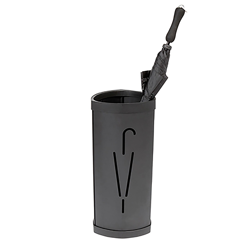 Paraplyställ Ø 26 cm x 60 cm metall svart
