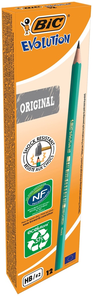 Blyertspenna BIC Evolution 12/fp