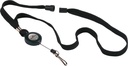 Textilhalsband med jojo svart 10 st/fp