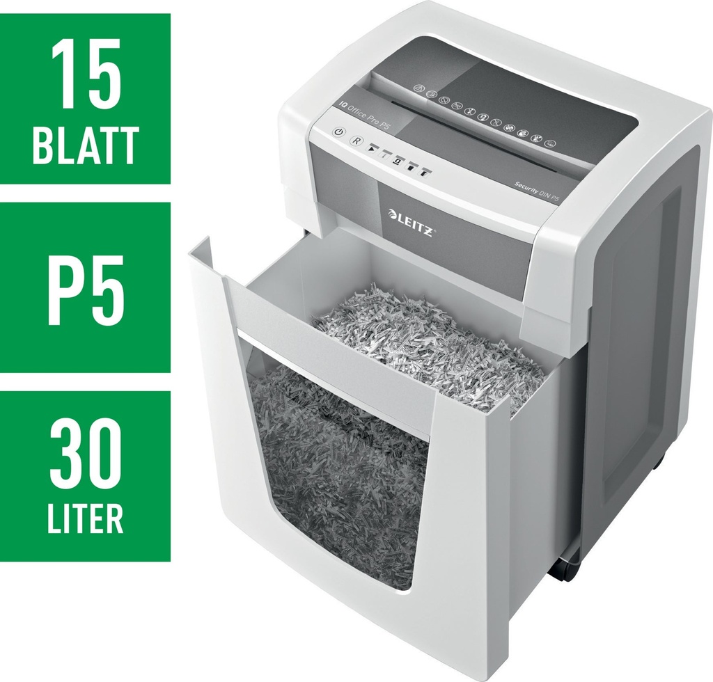Dokumentförstörare Leitz IQ Office Pro P5