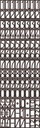 Prismärkare Avery 826 26 x 12 mm