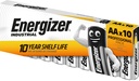 Batteri Industrial Alkaliskt AA LR6 10-pack