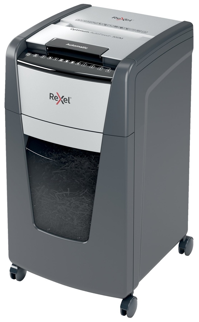 Dokumentförstörare Rexel Optimum AutoFeed+ 300M P5