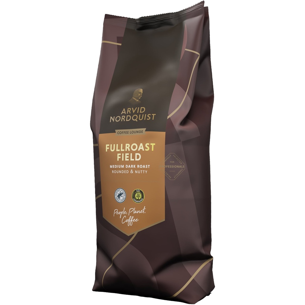 Kaffe Fullroast Field Mörkrost Malet 6 x 1000 g