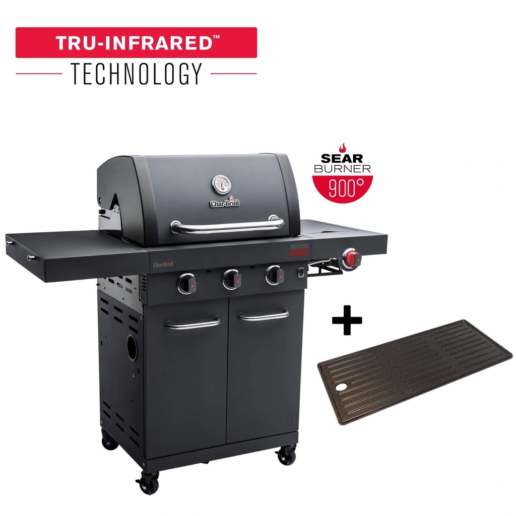 Gasolgrill Char-Broil Professional Power Edition 3