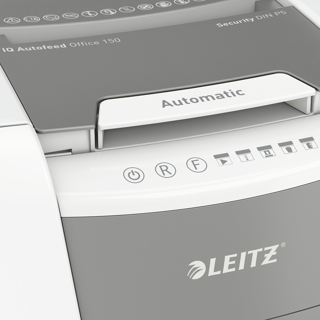 Dokumentförstörare Leitz IQ Autofeed Office 150 Automatisk P5