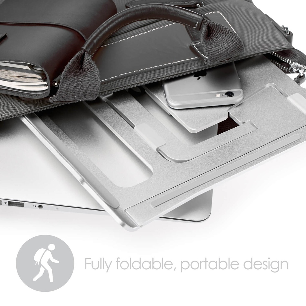 Laptopställ DESIRE2 Portable Silver