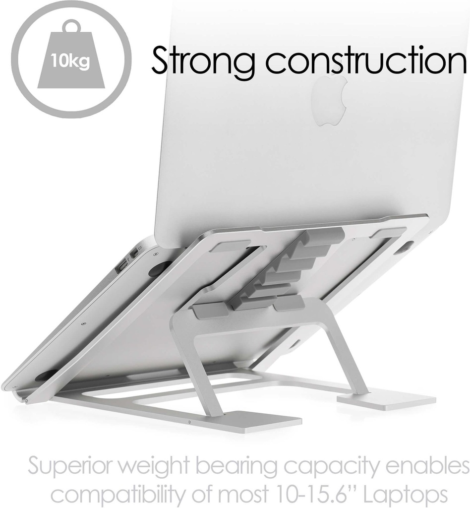 Laptopställ DESIRE2 Portable Silver