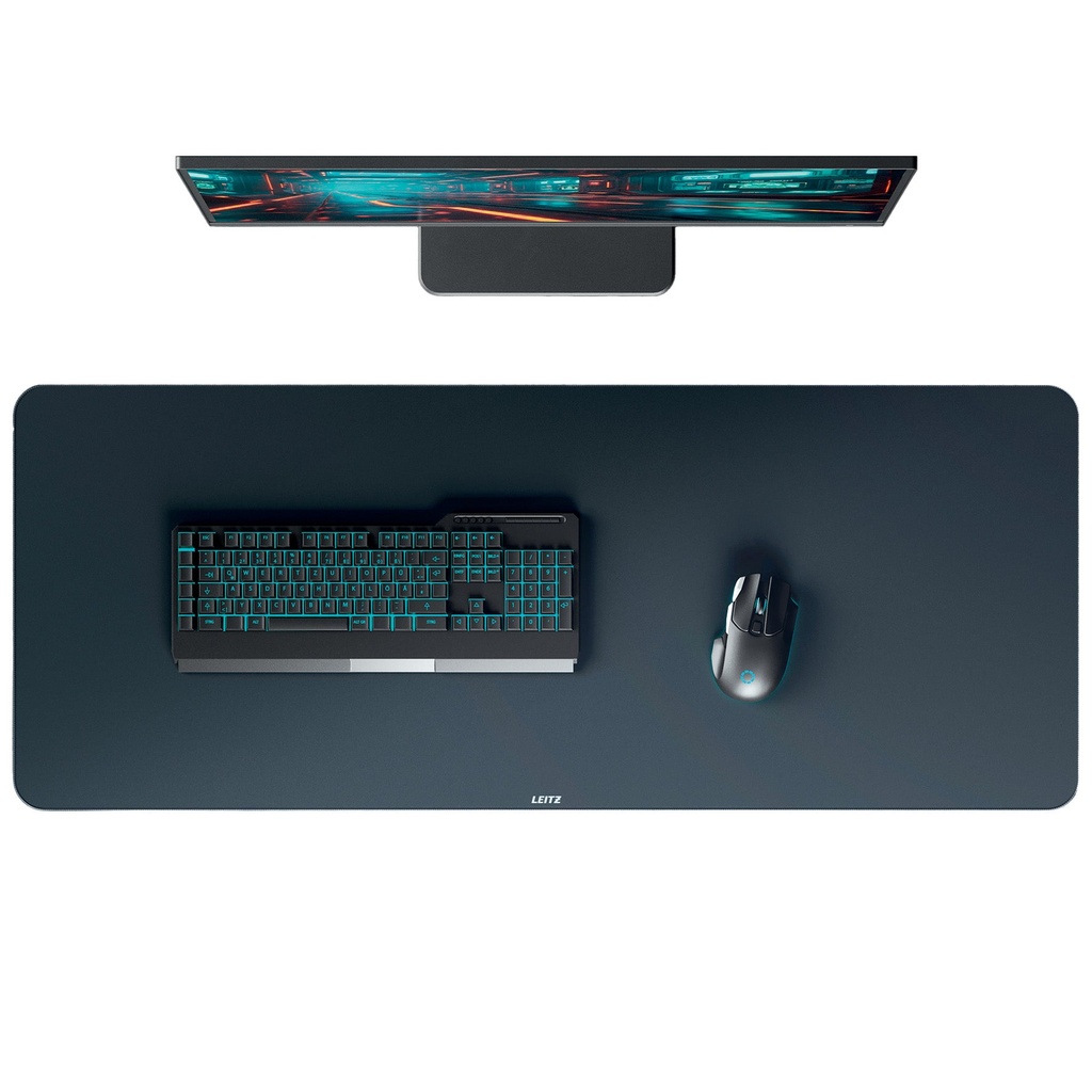 Gamingmatta/skrivbordsunderlägg 40x100 cm XL grå
