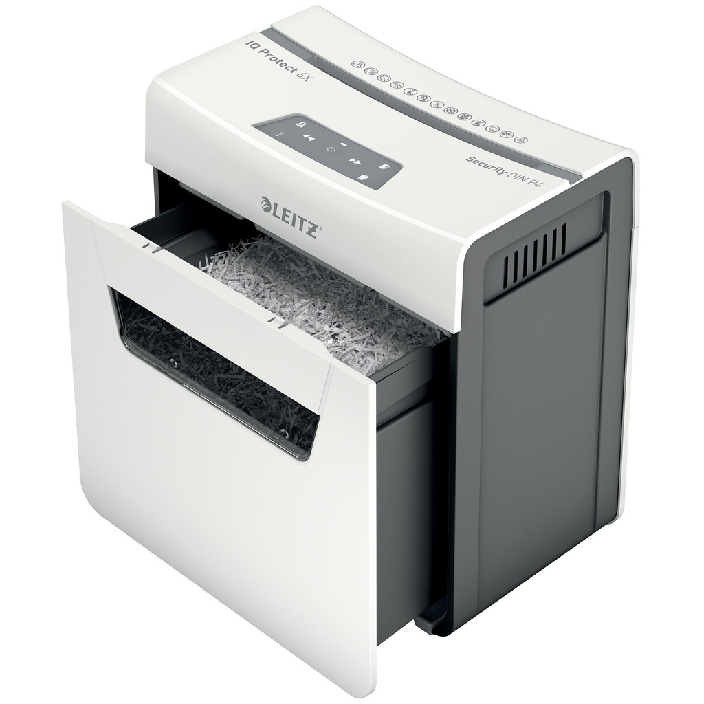 Dokumentförstörare Leitz IQ Protect Premium 6X P4