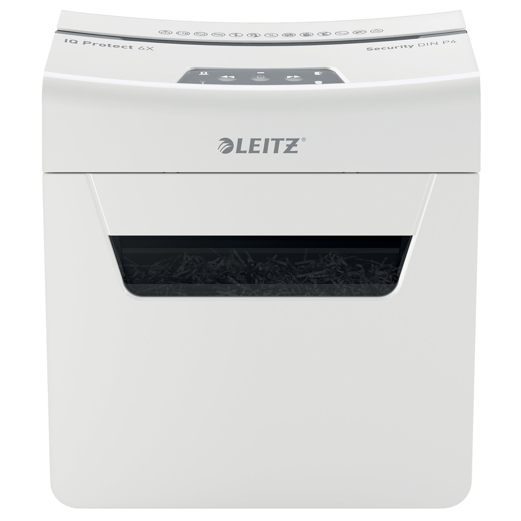 Dokumentförstörare Leitz IQ Protect Premium 6X P4