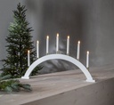 Ljusstake Gillian vit