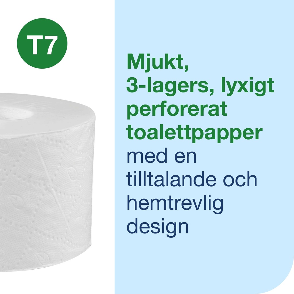 Toalettpapper OptiServe® Coreless Extra mjukt Premium T7