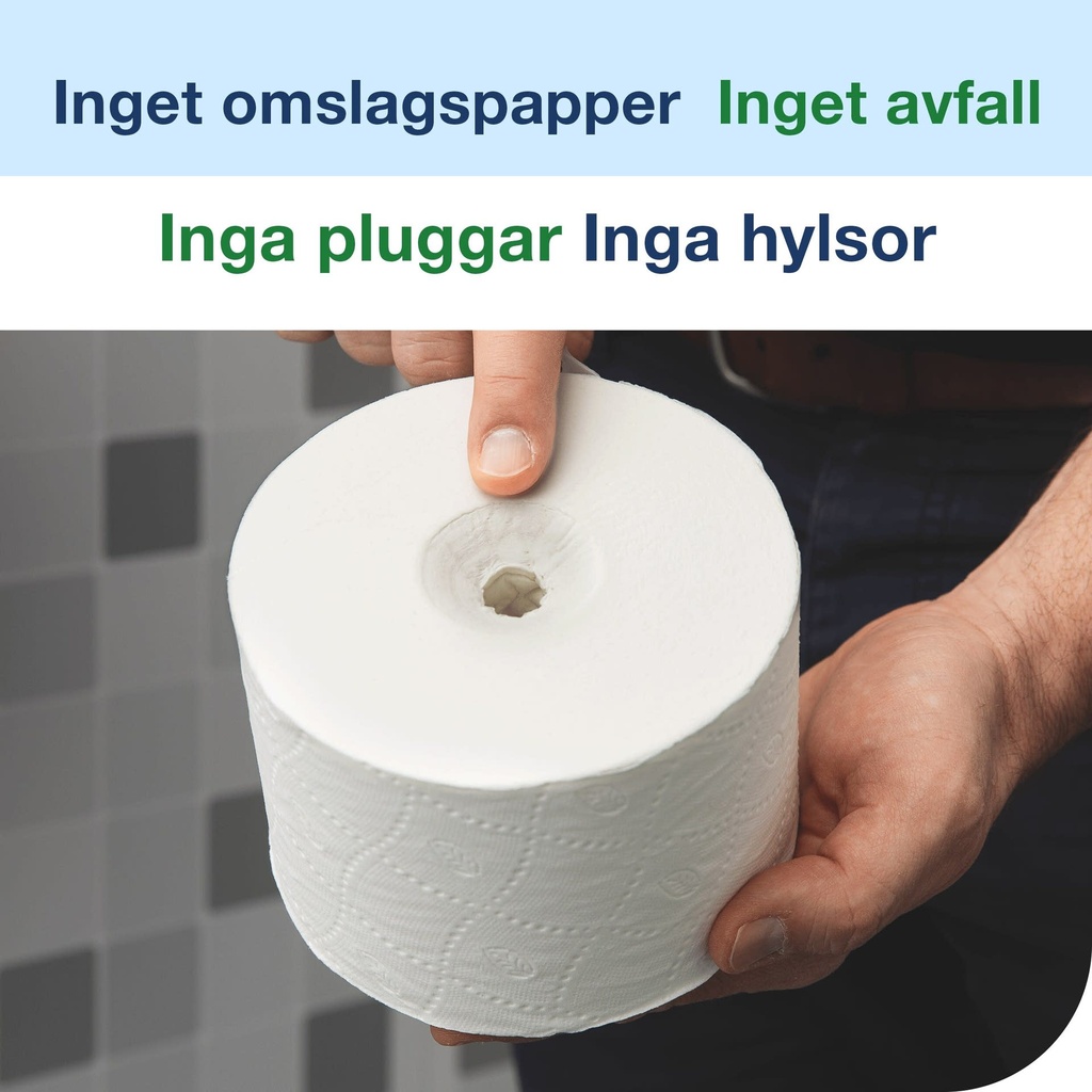 Toalettpapper OptiServe® Coreless Extra mjukt Premium T7