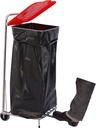 Säckvagn med lock & pedal 125l
