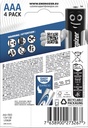 Batteri Lithium AAA FR03 4-pack