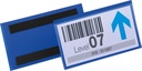 Etiketthållare magnetisk 150 x 67 mm blå 50 st/fp