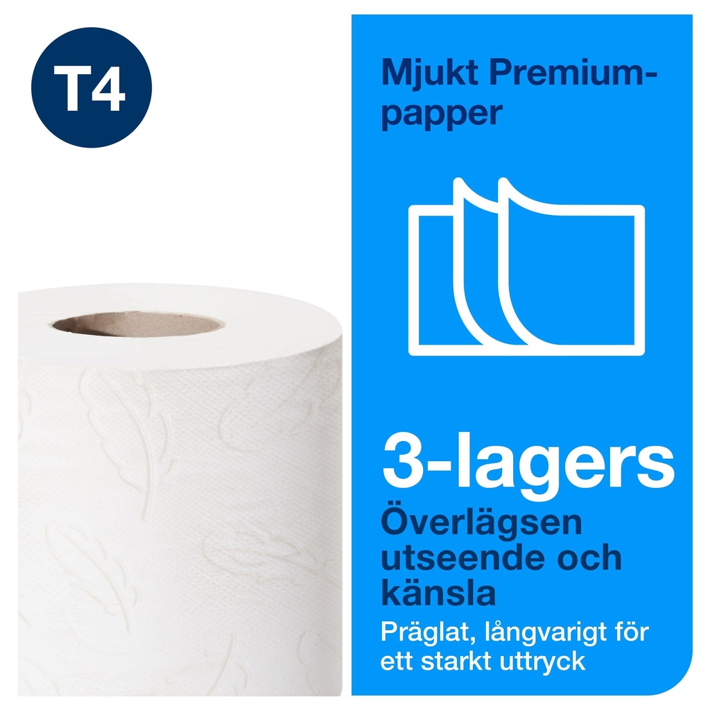 Toalettpapper Tork Premium T4 bal om 42 rullar