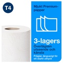 Toalettpapper Tork Premium T4 bal om 42 rullar